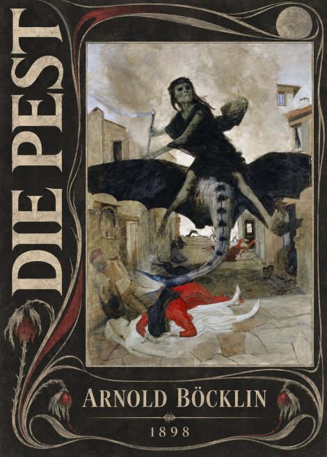 Arnold Böcklin Die Pest I No5 - Juliste