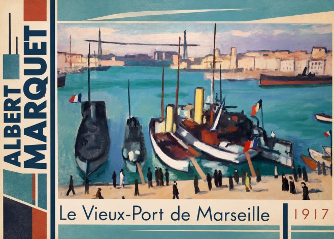 Albert Marquet Le Vieux-port De Marseille No2 - Juliste