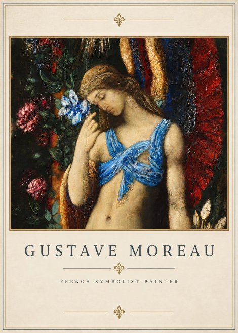 Gustave Moreau The Angel of Death No3 - Juliste