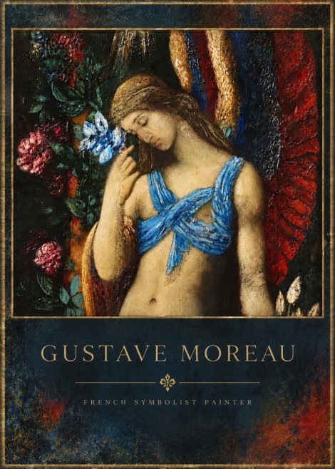 Gustave Moreau The Angel of Death No4 - Juliste