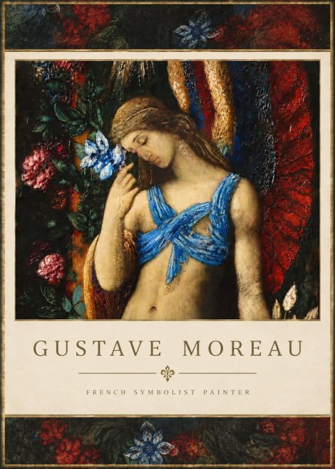 Gustave Moreau The Angel of Death No5 - Juliste