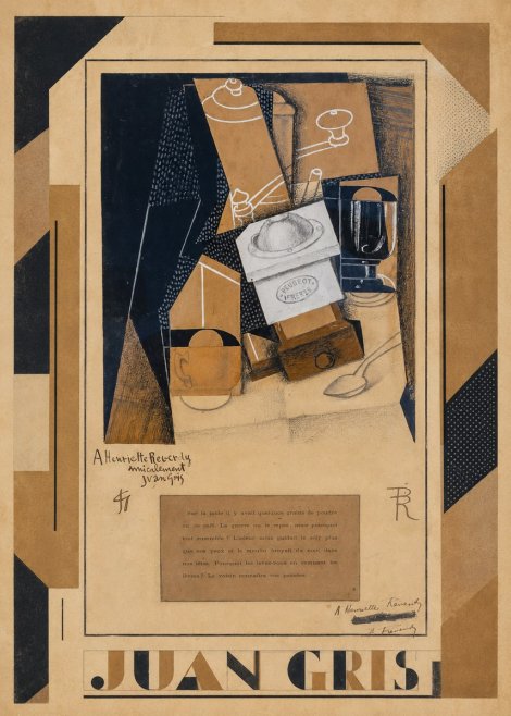 Juan Gris Still Life with Coffee Grinder I No1 - Juliste