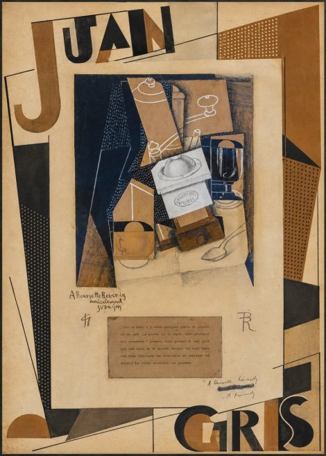 Juan Gris Still Life with Coffee Grinder I No4 - Juliste