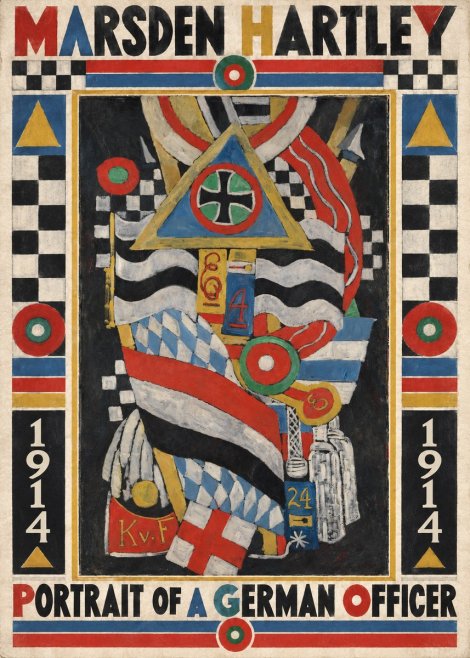Marsden Hartley Portrait of a German Officer I No1 - Juliste