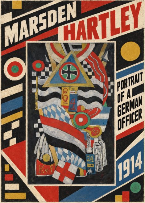 Marsden Hartley Portrait of a German Officer I No4 - Juliste