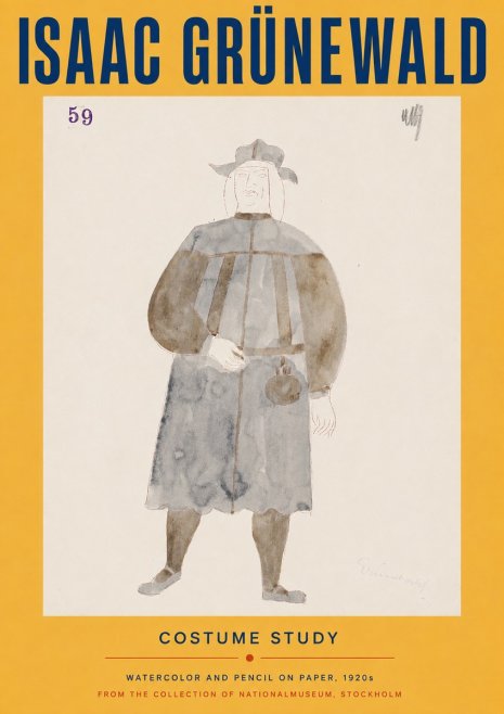 Isaac Grünewald Costume Study I No4 - Juliste