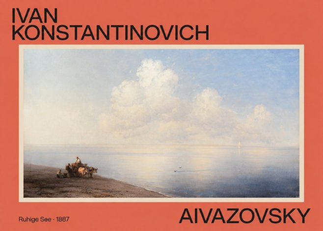 Ivan Konstantinovich Aivazovsky Ruhige See No2 - Juliste
