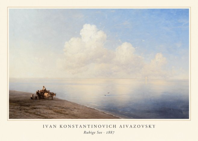 Ivan Konstantinovich Aivazovsky Ruhige See No3 - Juliste