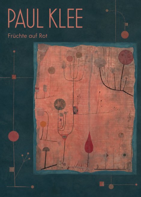 Paul Klee Früchte Auf Rot No2 - Juliste