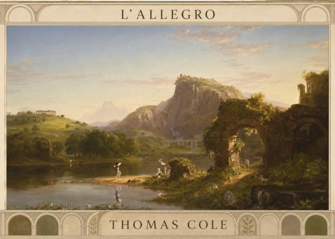Thomas Cole L'allegro No4 - Juliste