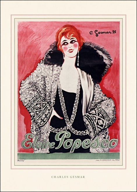 Charles Gesmar Elvire Popesco I No4 - Juliste