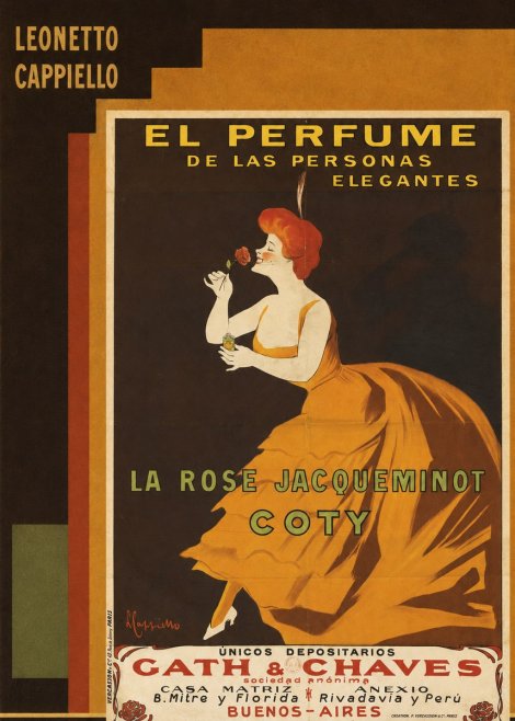Leonetto Cappiello La Rose Jacqueminot Coty No6 - Juliste