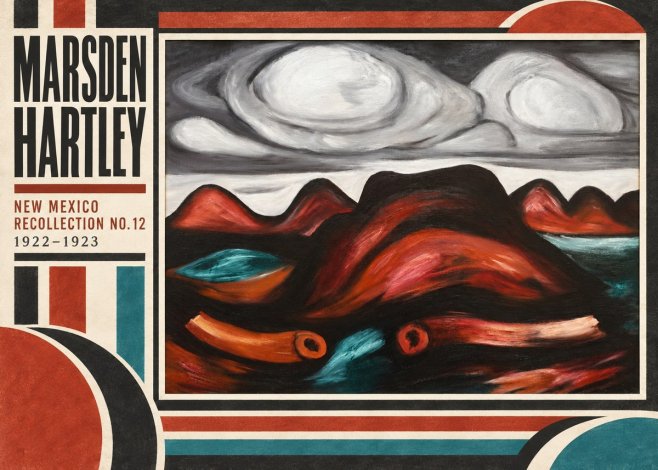 Marsden Hartley New Mexico Recollection No. 12 No3 - Juliste