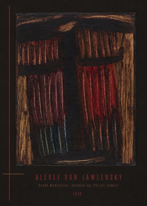 Alexej von Jawlensky Große Meditation: Stunden Vor Christi Geburt No4 - Juliste