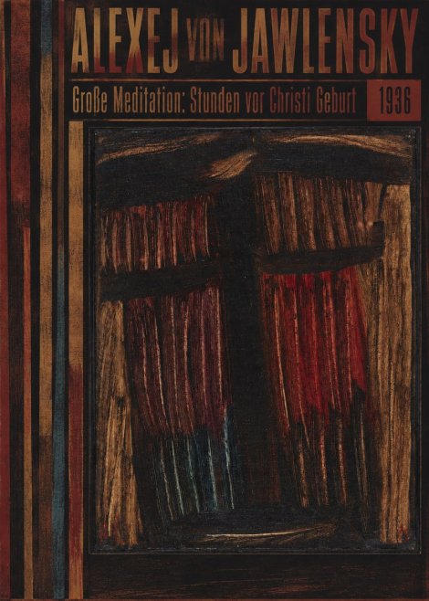 Alexej von Jawlensky Große Meditation: Stunden Vor Christi Geburt No5 - Juliste