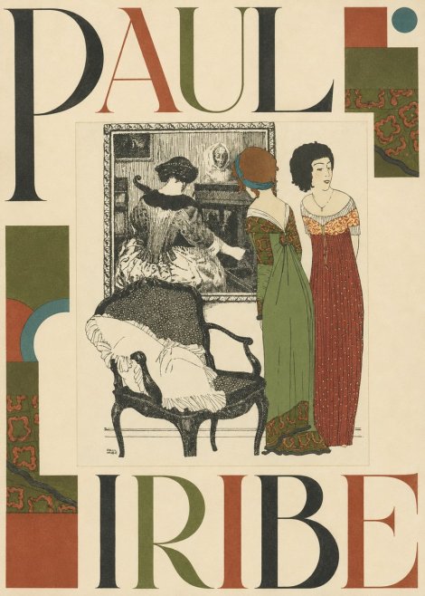 Paul Iribe Elegant Interior Scene No5 - Juliste