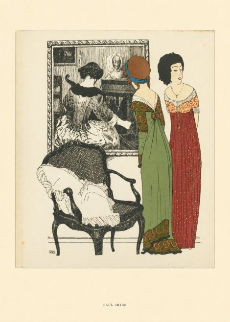 Paul Iribe Elegant Interior Scene No6 - Juliste