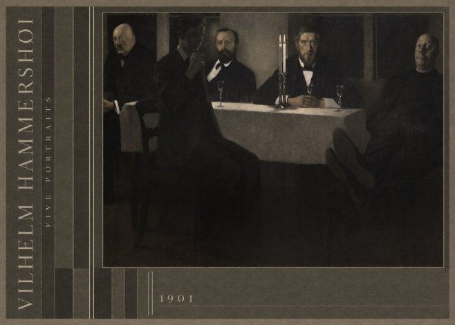 Vilhelm Hammershøi Five Portraits I No3 - Juliste
