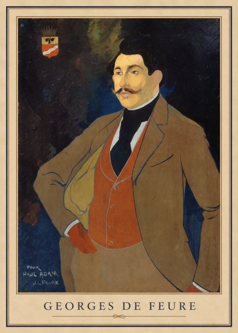 Georges de Feure Portrait De Paul Adam No4 - Juliste