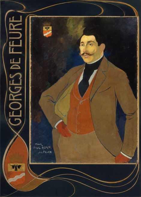 Georges de Feure Portrait De Paul Adam No5 - Juliste