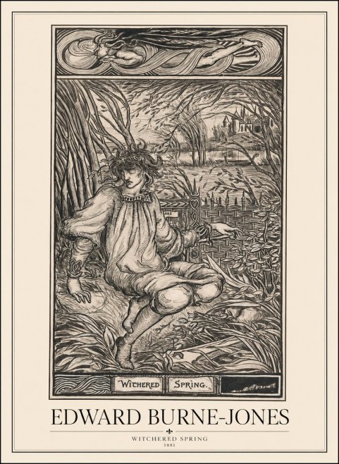 Edward Burne-Jones Withered Spring No1 - Juliste