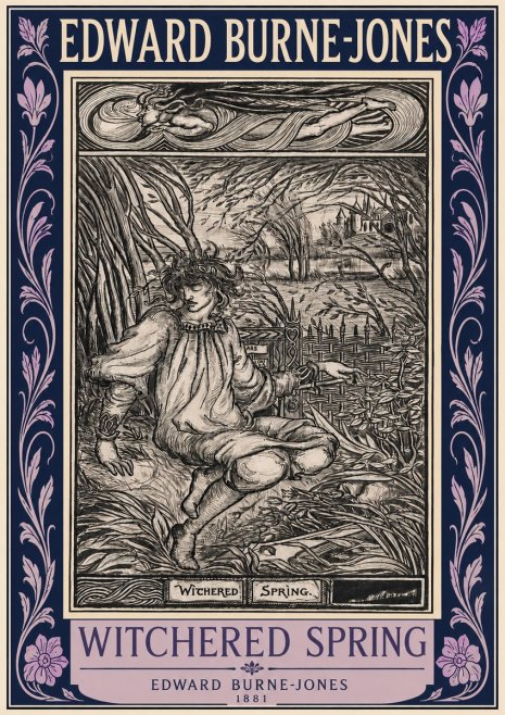 Edward Burne-Jones Withered Spring No3 - Juliste
