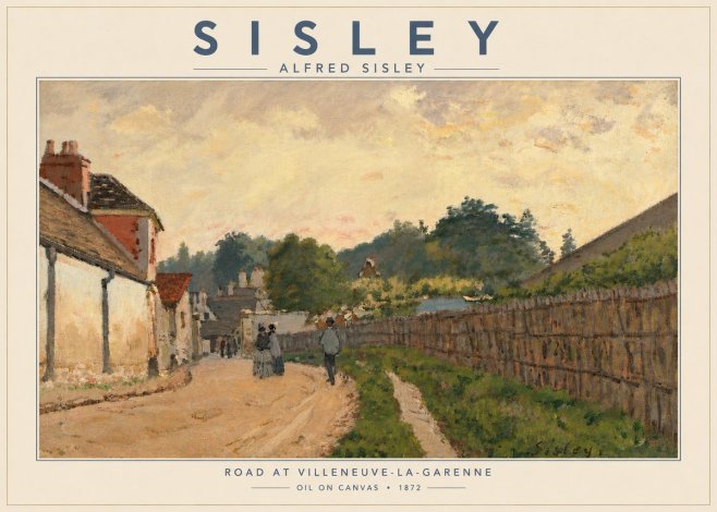 Sisley Road at Villeneuve-la-garenne No6 - Juliste