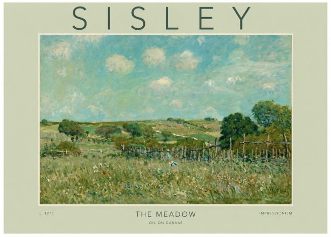 Sisley The Meadow No2 - Juliste