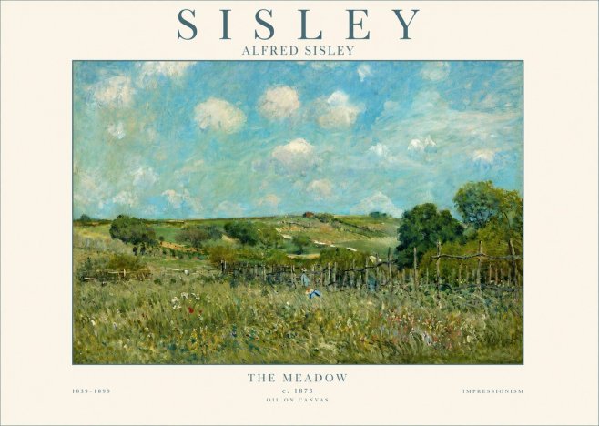 Sisley The Meadow No3 - Juliste