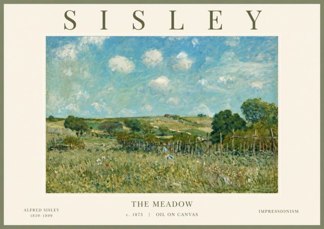 Sisley The Meadow No5 - Juliste