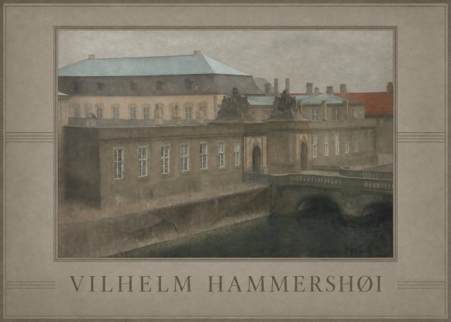 Vilhelm Hammershøi The Old Christiansborg, Late Autumn No3 - Juliste