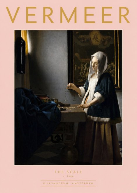Vermeer The Scale No2 - Juliste