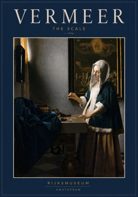 Vermeer The Scale No3 - Juliste