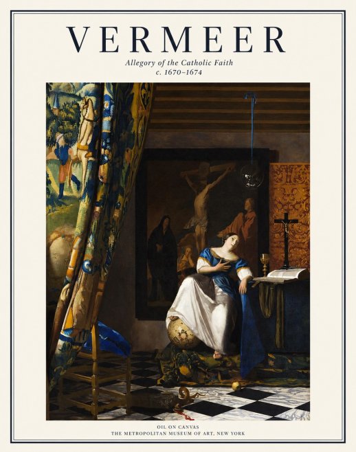 Vermeer Allegory of the Catholic Faith No1 - Juliste