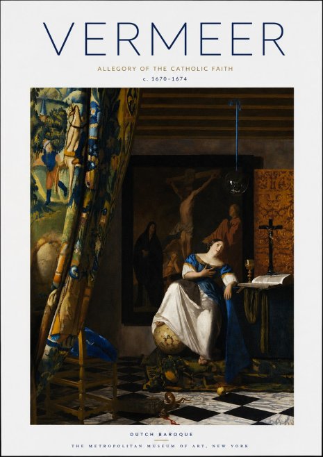 Vermeer Allegory of the Catholic Faith No3 - Juliste
