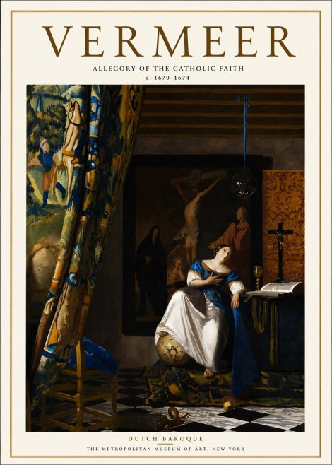 Vermeer Allegory of the Catholic Faith No5 - Juliste