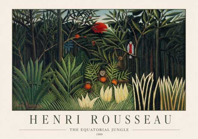 Rousseau The Equatorial Jungle I No1 - Juliste