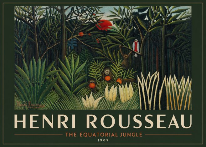 Rousseau The Equatorial Jungle I No2 - Juliste