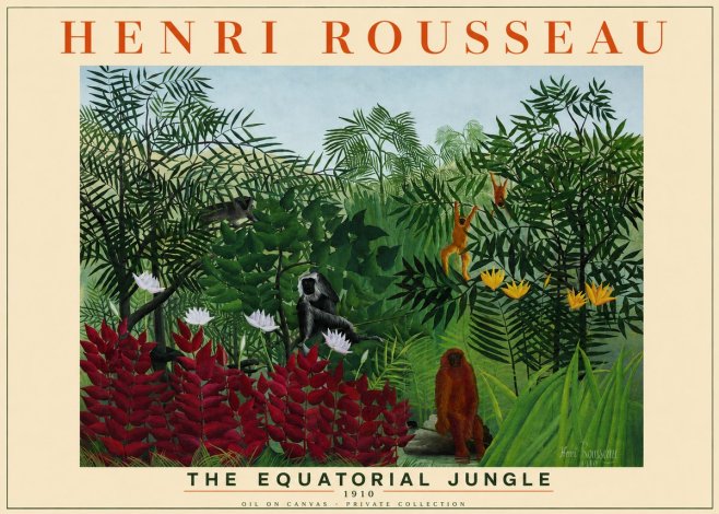 Rousseau The Equatorial Jungle II No2 - Juliste