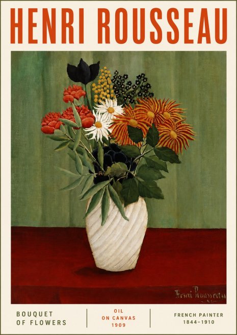 Rousseau Bouquet of Flowers No4 - Juliste
