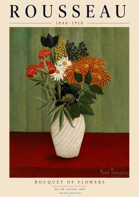 Rousseau Bouquet of Flowers No5 - Juliste