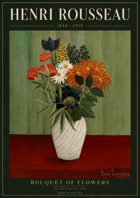 Rousseau Bouquet of Flowers No6 - Juliste