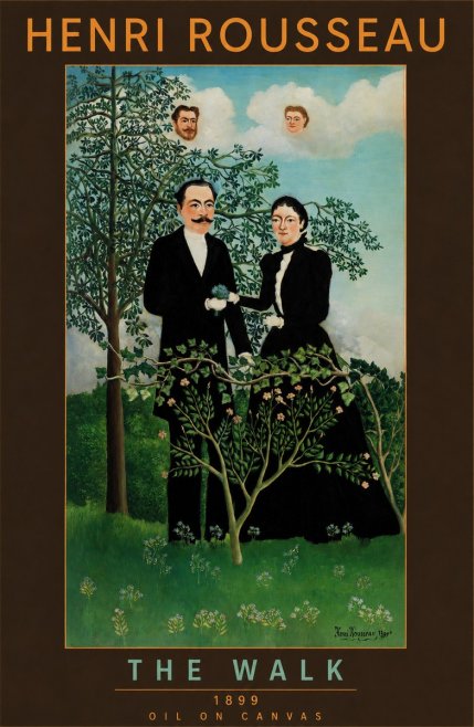 Rousseau The Walk No2 - Juliste