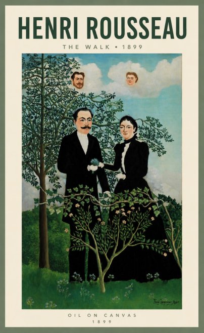 Rousseau The Walk No4 - Juliste