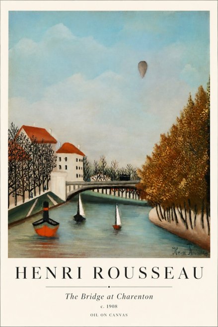 Rousseau The Bridge at Sevres No3 - Juliste