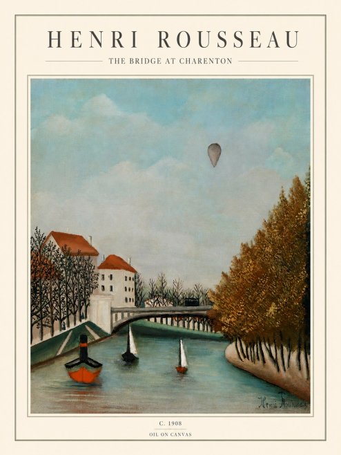 Rousseau The Bridge at Sevres No5 - Juliste