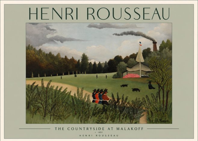 Rousseau The Footpath No2 - Juliste
