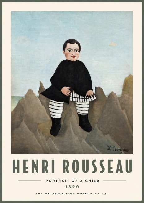 Rousseau Portrait of a Boy No4 - Juliste