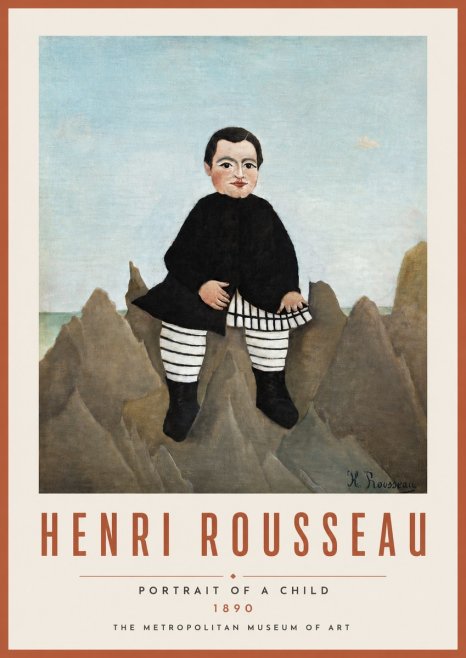 Rousseau Portrait of a Boy No5 - Juliste