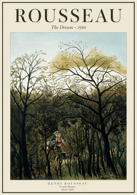 Rousseau The Dream I No1 - Juliste